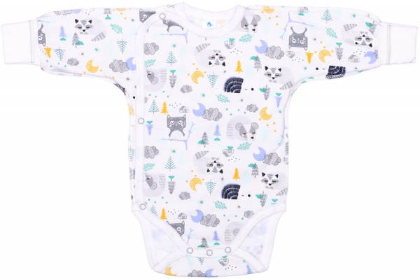 Боди унисекс Minikin Животные р.62 молочный 