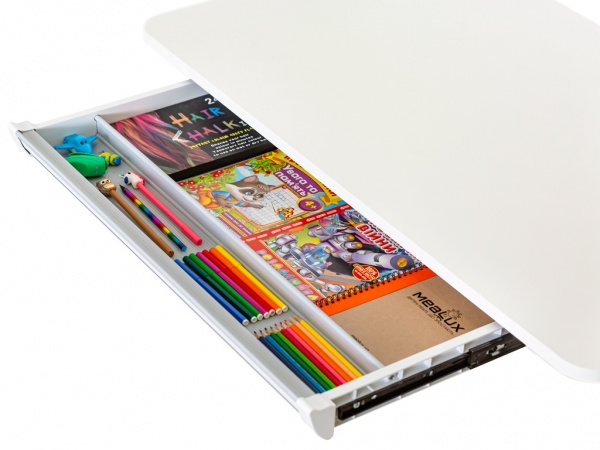 Дитячий стіл ErgoKids TH-215 Lite White білий