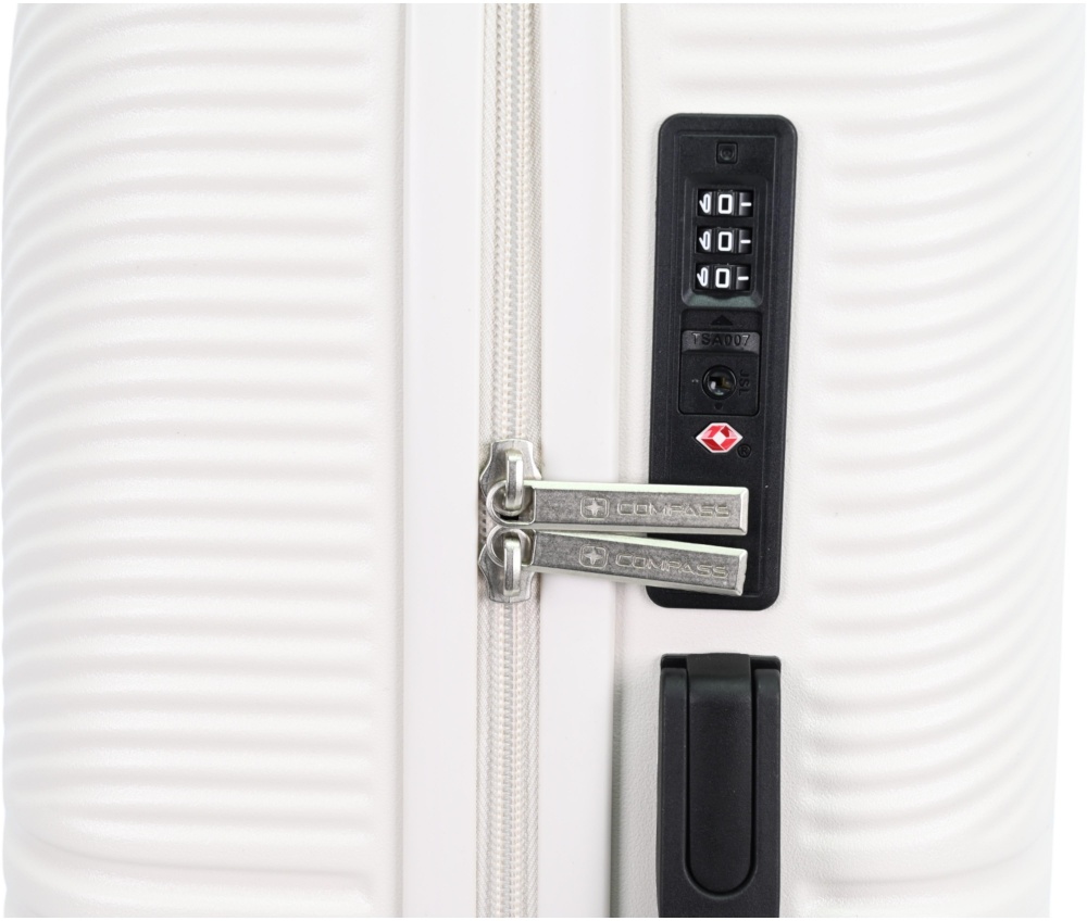 Чемодан Compass MS-2690 35 л кремовый 39x21,5x55 см S