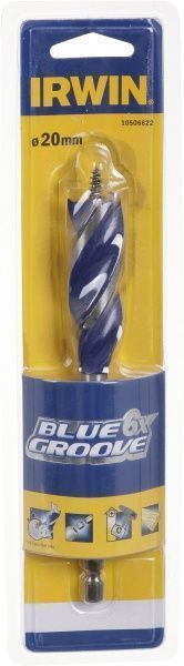 Свердло по дереву Irwin Blue Groove 6Х 70x165 мм 20 мм