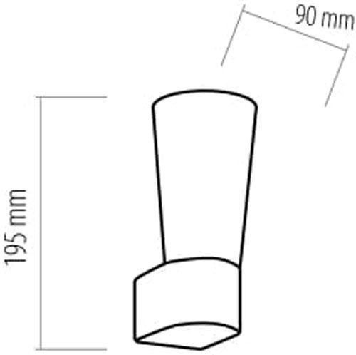 Подсветка для зеркал TK Lighting Aqua 40 Вт E14 IP 44 белый/хром 4014 