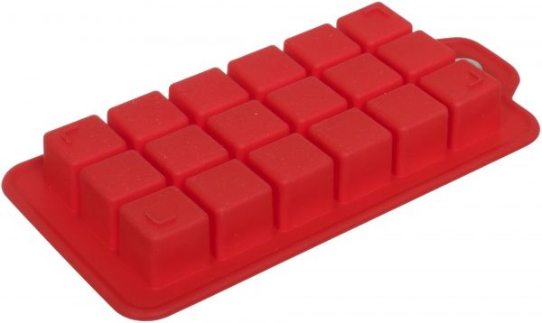Форма для льда 21х10,3х2,5 см, красная UP! (Underprice)