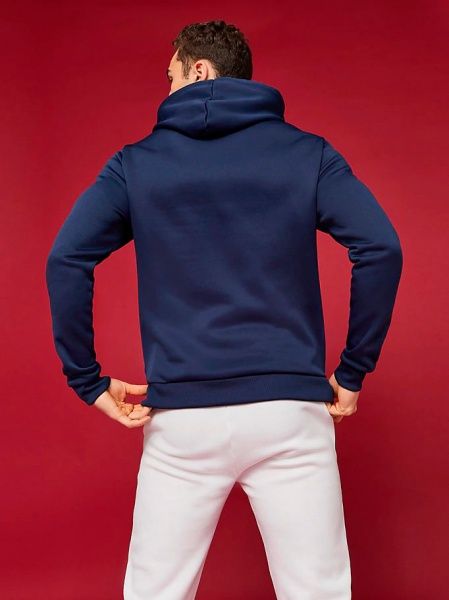 Джемпер Tommy Hilfiger FLEECE ZIP UP HOODY S20S200281401 р. M темно-синій