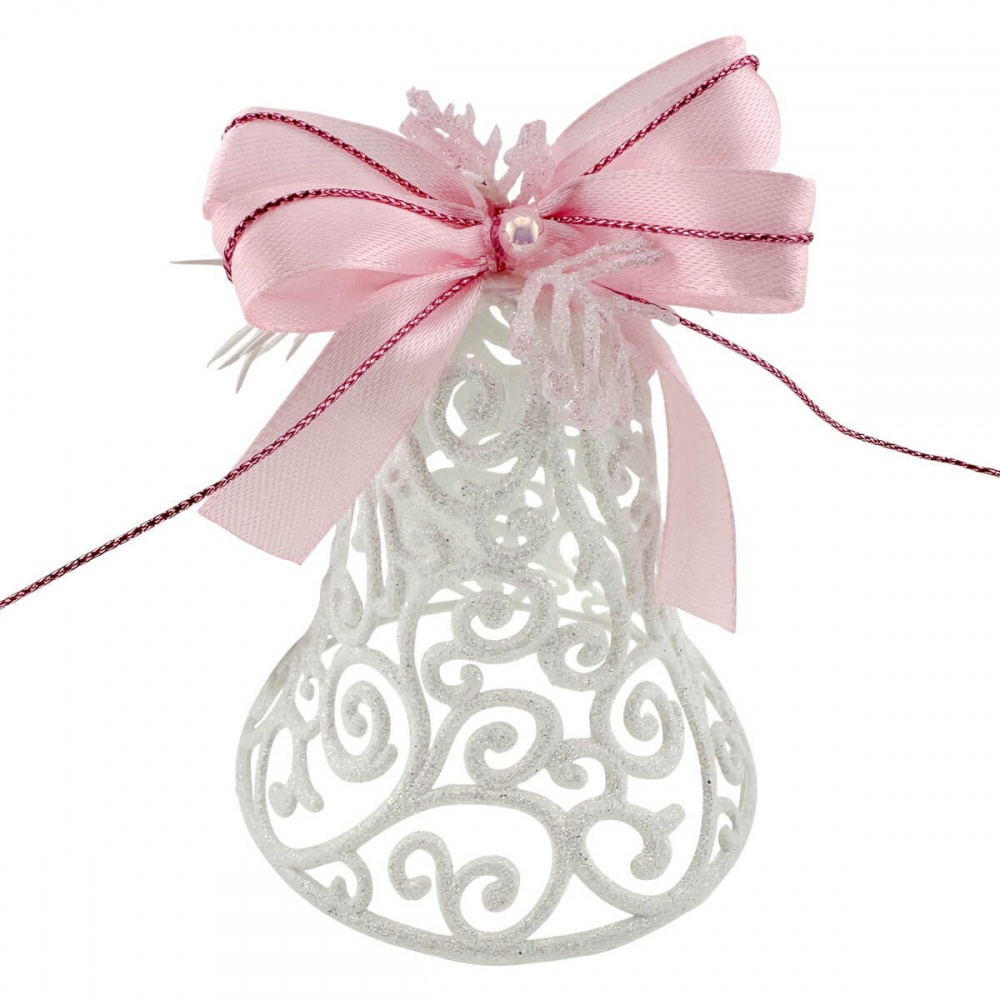 Декорация новогодняя MIS LT Колокольчик ажурный 10 см в ассортименте