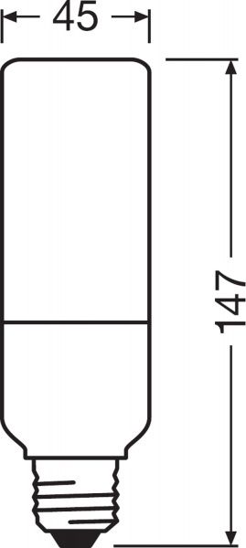 Лампа світлодіодна Osram Star Stick Flame 0,5 Вт матова E27 220 В 1500 К 