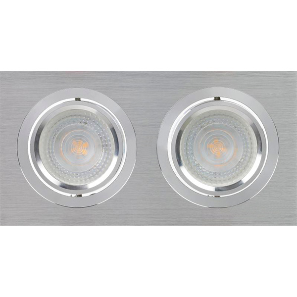 Светильник точечный 50 Вт G5.3 срібло DL6232