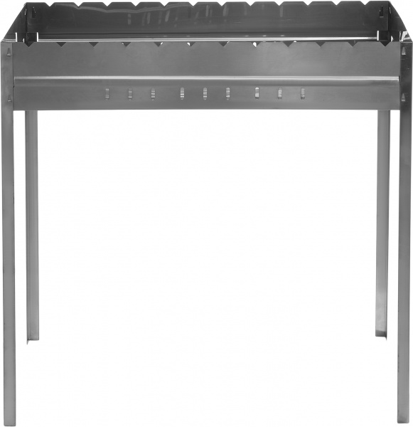 Мангал с решеткой для гриля и мехами для розжига