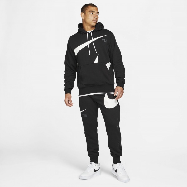 Джемпер Nike M NSW SWOOSH PO SBB HOODIE DD6011-010 р. S чорний