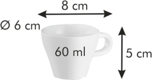 Чашка для эспрессо All Fit One 60 мл 387540 Tescoma