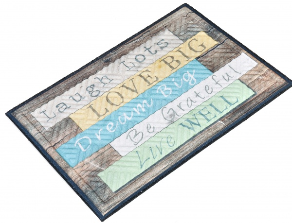 Килимок Multy Home Europe Sp. z o.o. RAMBO-LIMA mat Live well 43x63 см