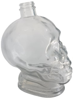 Бутылка с крышкой Череп 1 л