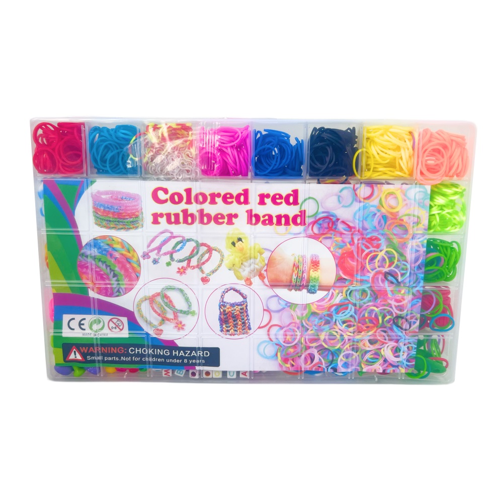 Набор резинок для плетения Qunxing Toys 32 вида с аксессуарами FG60116K