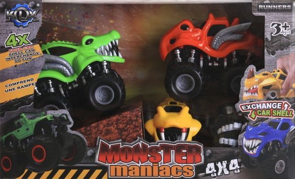 Автомобіль фрикційний Monster maniacs 2 шт. F107806