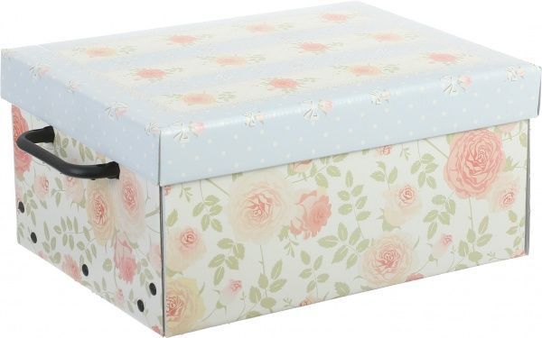 Ящик картонний Miss Space Provenzale 330x250x160 мм блакитний
