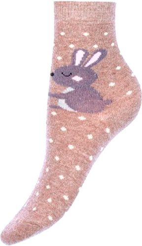 Носки детские Giulia KSL-024 MELANGE calzino-beige melange р.18 коричневый 