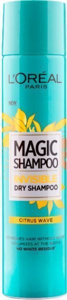 Сухой шампунь L'Oreal Paris Magic Shampoo Invisible цитрусовая волна 200 мл 