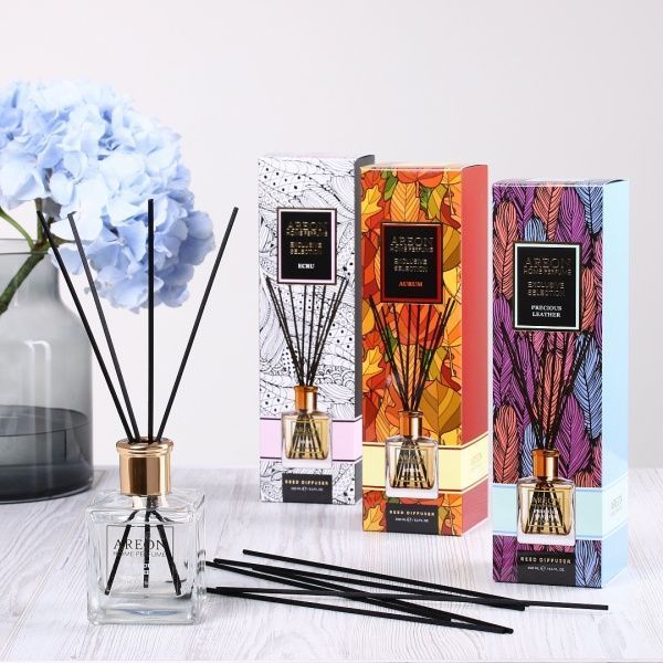 Аромадиффузор для дома АРЕОН Exclusive selection Драгоценная кожа 150 мл 