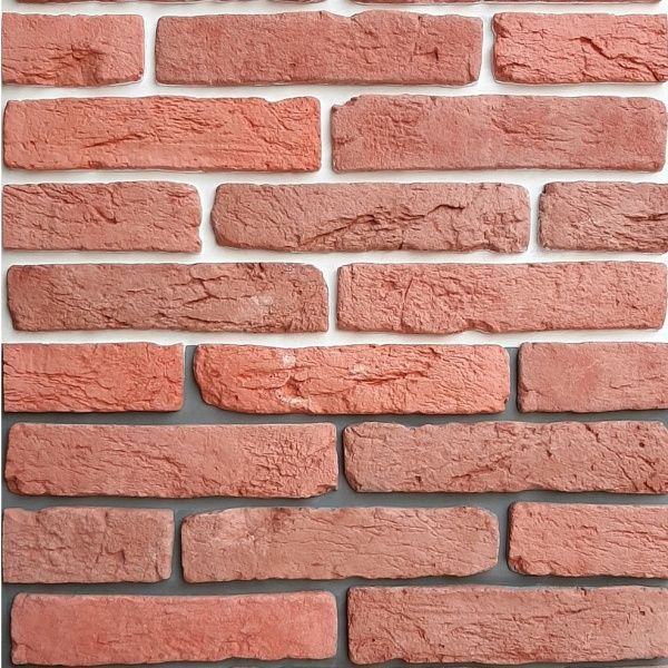 Плитка гіпсова пряма Імлар Ретро червона 0,87 кв.м