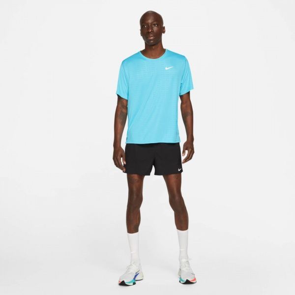 Футболка Nike M NK RN DVN MILER SS EMBOSS DA1317-447 р. 2XL бирюзовый