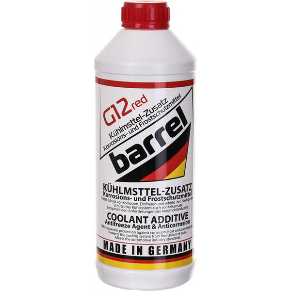 Антифриз Barrel Barrel Coolant Concentrate G12 -80°С 1,5л червоний 