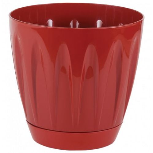 Горщик Serinova DAISY №2 круглий 1,5 л червоний (P002-Beyaz 11433) 