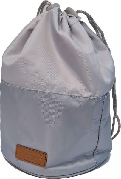 Косметичка на кулісці 18х26 см сірий