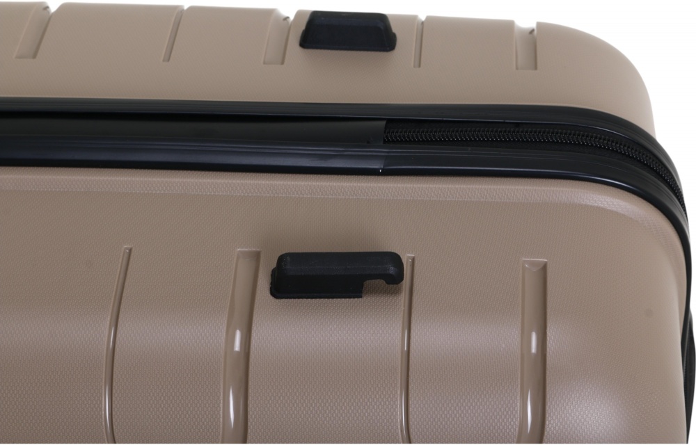 Чемодан Compass №XY007 L 93 л капучино 70x46x29 см