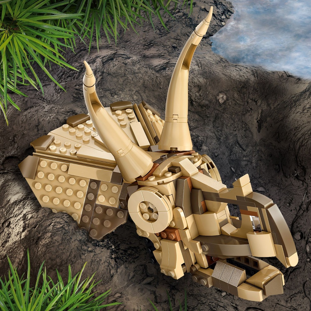 Конструктор LEGO Jurassic World Окаменелости динозавров: череп трицератопса 76969