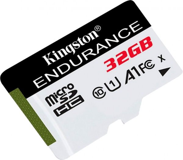 Карта памяти Kingston microSDXC 32 ГБ Class 10 (SDCE/32GB) UHS-I R90/W45MB/s High Endurance 
