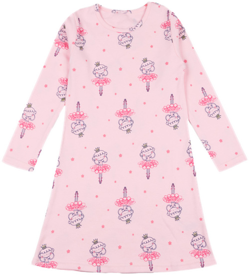 Ночная рубашка для девочки Фламинго р.116 розовый 234-222 