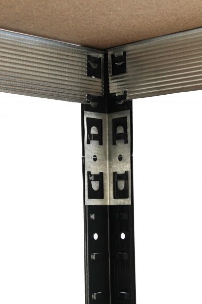 Стеллаж металлический 5 полок 1800x810x410 мм антрацитово-серый