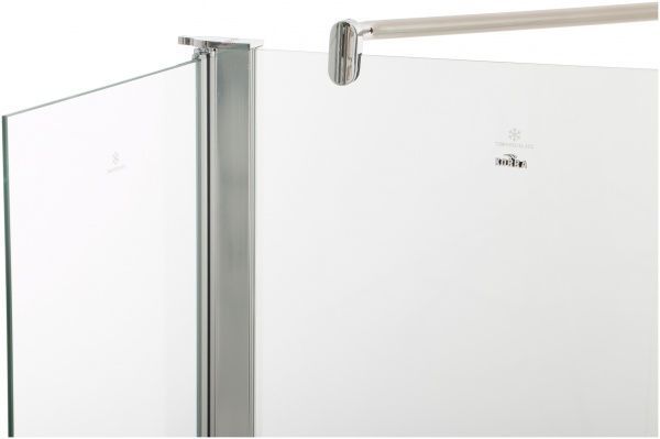 Штора для душа Korra K 890A 100x140 стеклянная хром