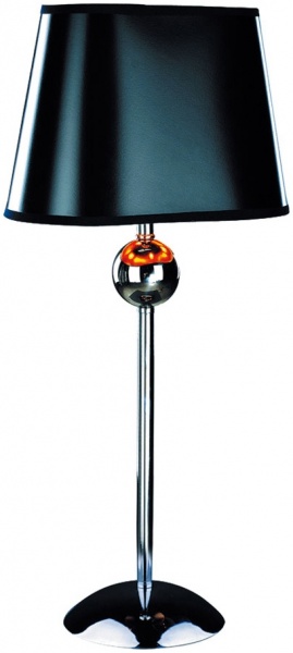 Настольная лампа декоративная Arte Lamp TURANDOT 1x40 Вт E14 хром A4011LT-1CC 