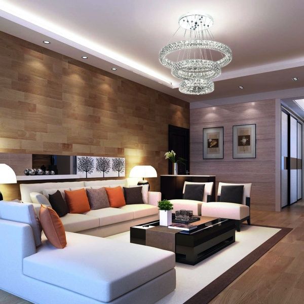 Люстра светодиодная Hopfen 140 Вт хром AKRILIKA 100R 140W 