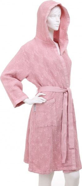 Халат женский La Nuit Moss Stone Wash р. XL розовый 