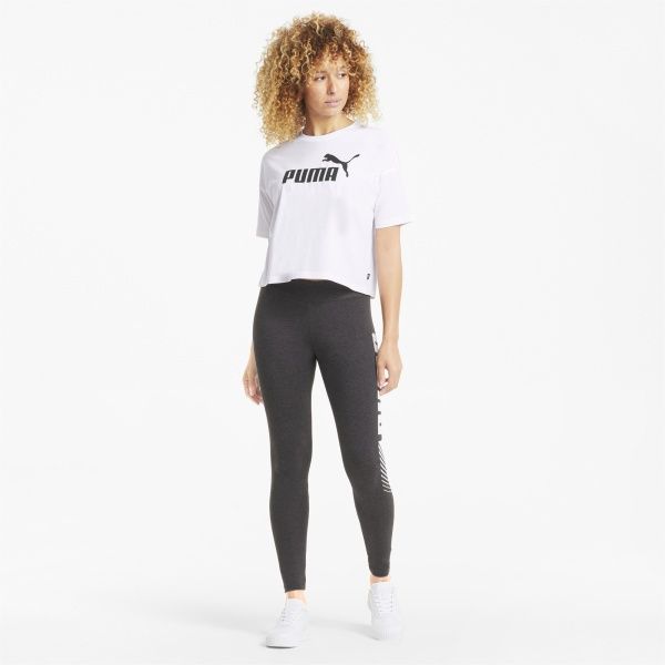 Футболка Puma ESS Cropped Logo Tee 58686602 XS білий