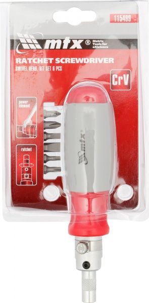 Отвертка со сменными насадками Matrix 11549