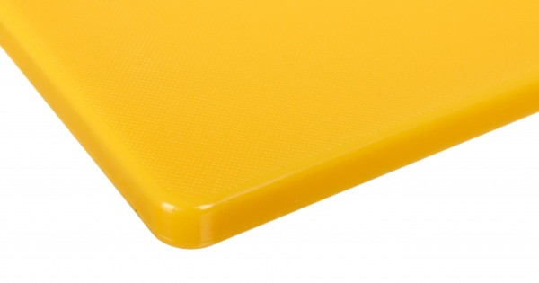 Дошка обробна пластик 30х45х1,25 см жовта