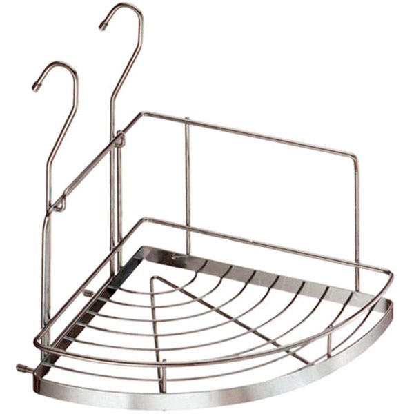 Полка на рейлинг Lemax yj-g301a угловая малая 230х230х230 мм хром