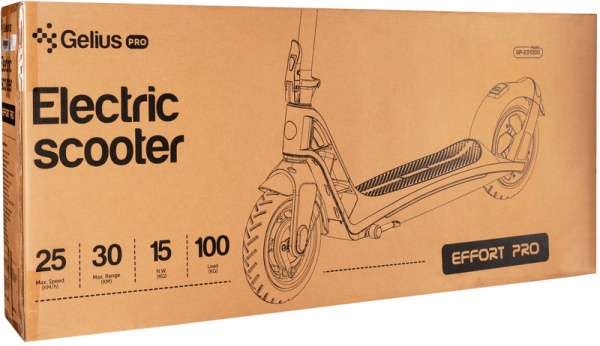 Електросамокат Gelius Effort Pro Black/Grey (GP-ES1000)