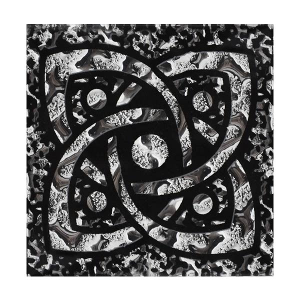 Плитка Grand Kerama Тако Галактика платина рифлена 779 6,6x6,6