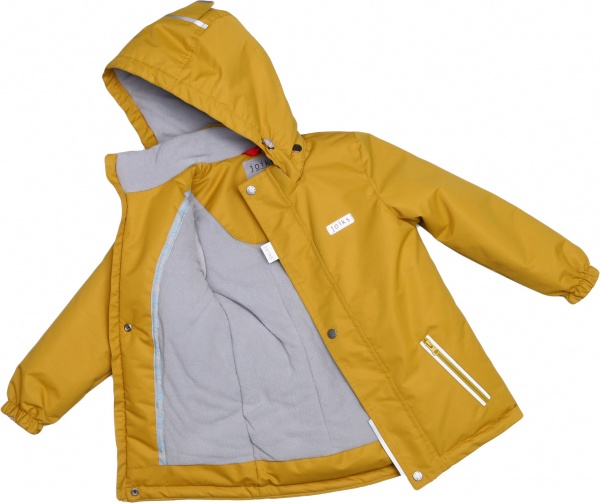 Куртка детская для мальчиков JOIKS B-010 р.128 горчичный 