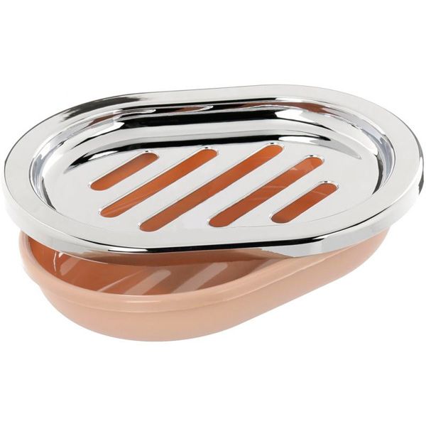 Мыльница Luna Croma коричневая