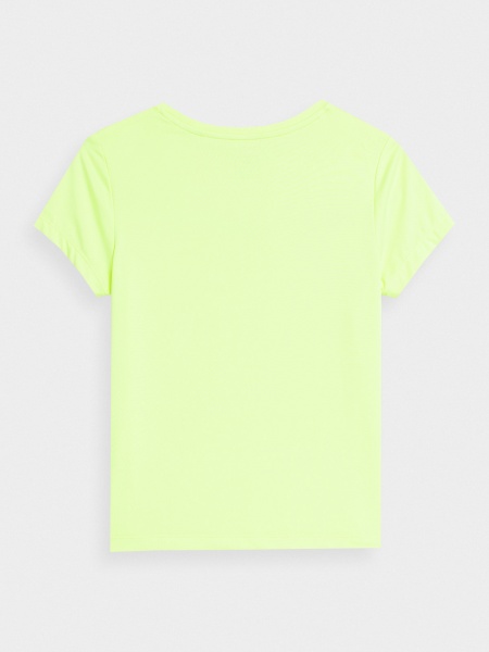 Футболка 4F TSHIRT FNK F157 4FJSS23TFTSF157-45S р.122/128 жовтий