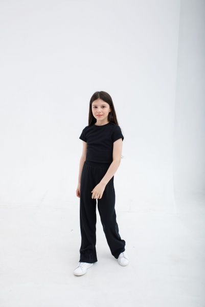 Костюм для дівчаток Obzor р.158 чорний 