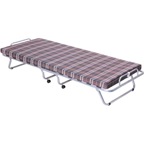 Кровать раскладная AMF Art Metal Furniture Классик с матрасом Килт-4 190х80 см алюминий 