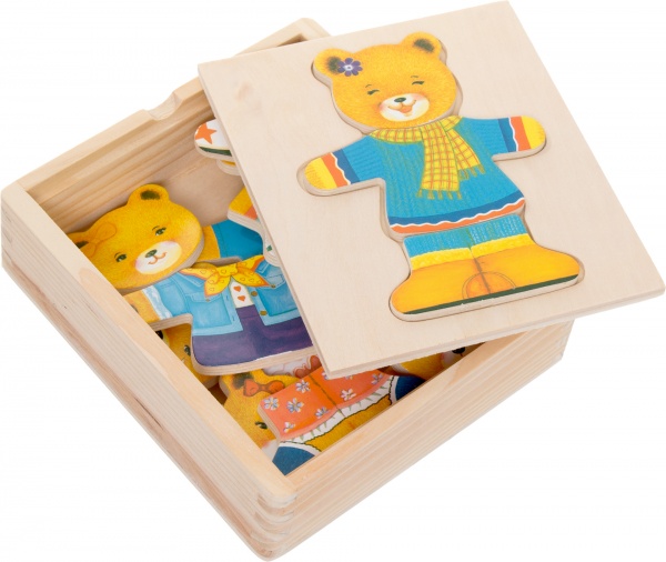 Гра настільна Bino Шафа для одягу ведмедиця 88048