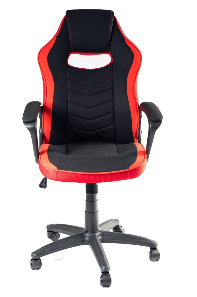Кресло игровое Tehforward Пилот красно-черный
