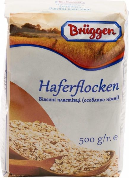 Хлопья Bruggen Овсянные 500 г 