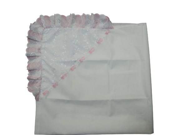 Пеленка Моя планета уголок с кружевом 90х90 К54 в ассортименте 